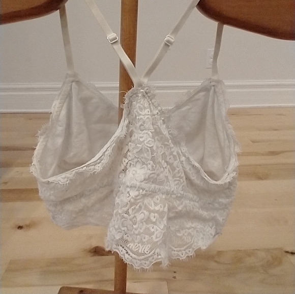 M aerie boho white crop top bralette - Picture 3 of 8